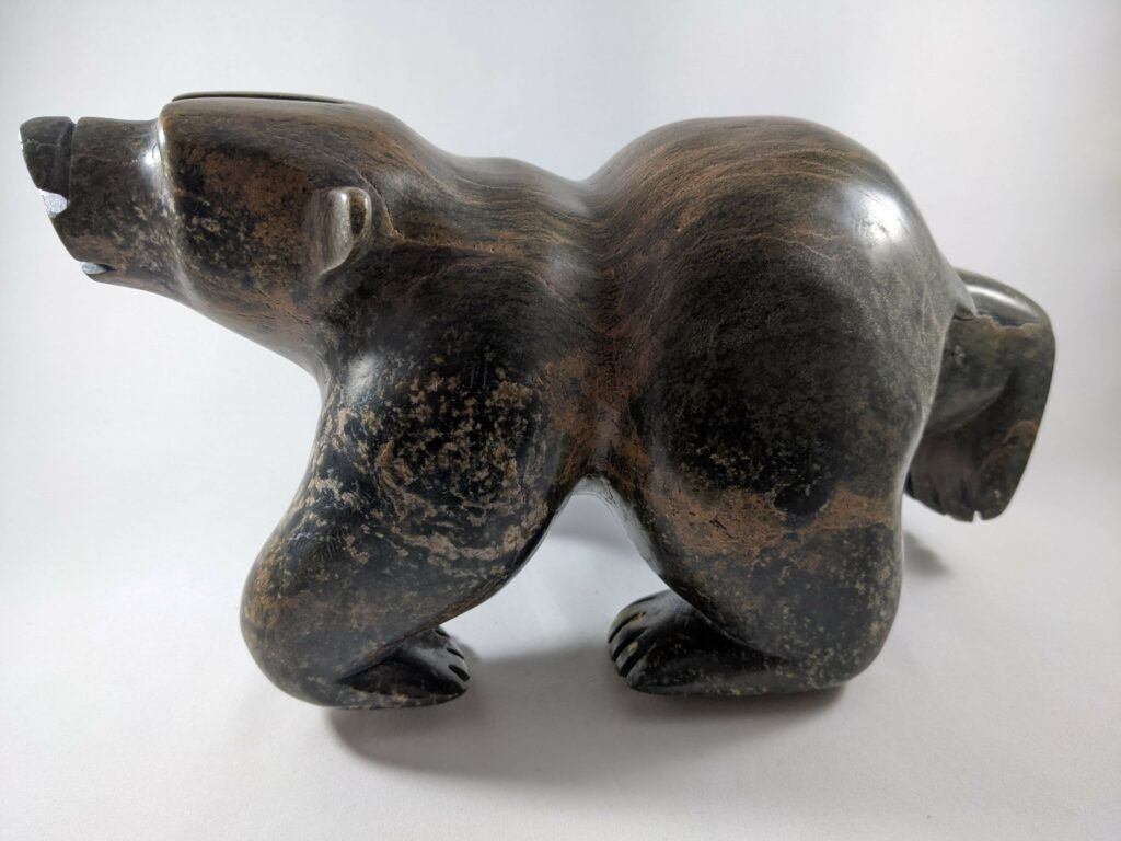 Soapstone Carving – Polar Bear - Arctic Carvings